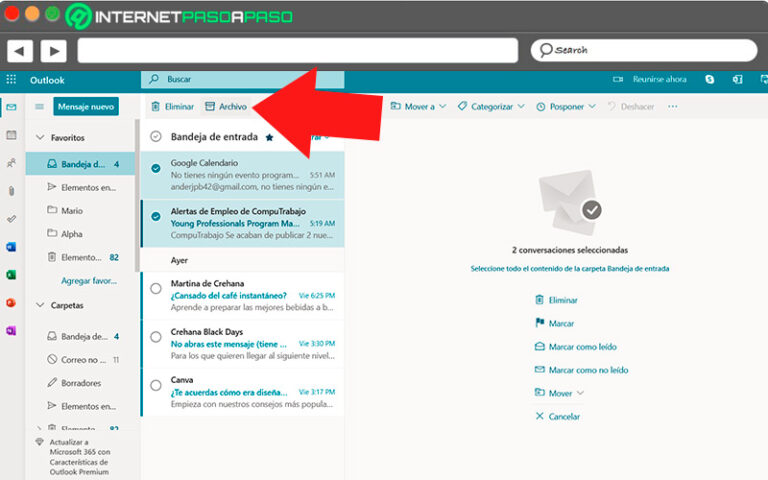 Archivar Y Desarchivar Correos En Outlook Gu A Paso A Paso