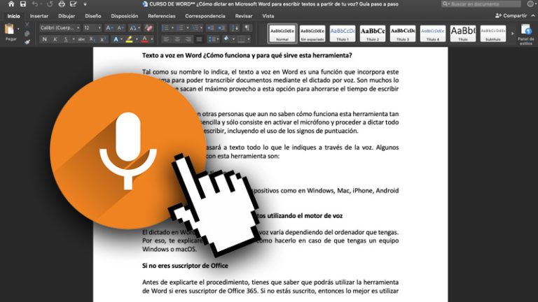 Dictar en Microsoft Word Guía Paso a Paso 2024