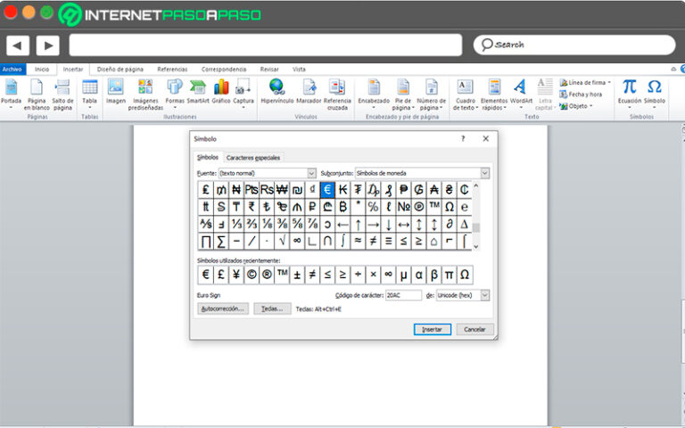 Insertar S Mbolos En Word Gu A Paso A Paso