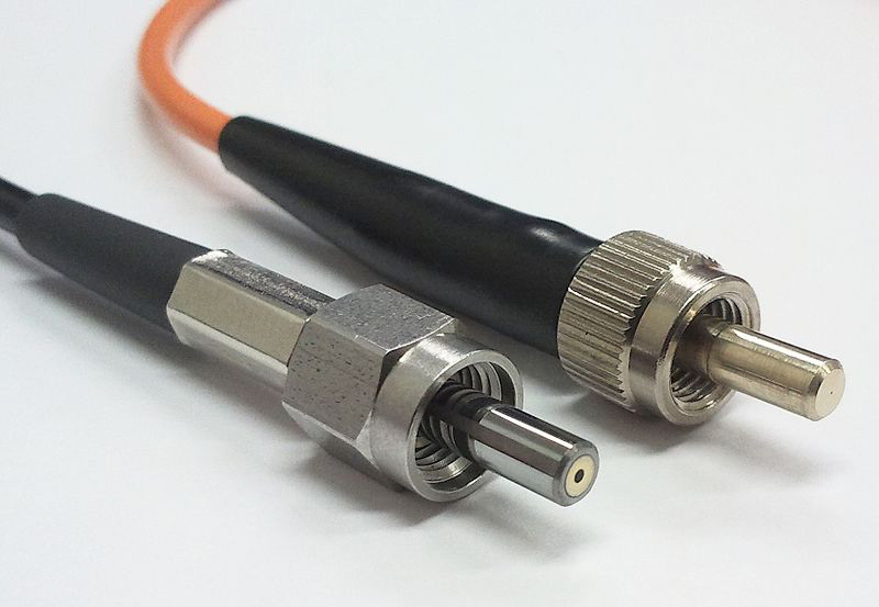 Conexión de cables de fibra óptica