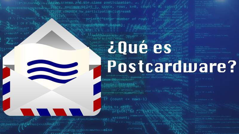 What is postcardware and how does it work?