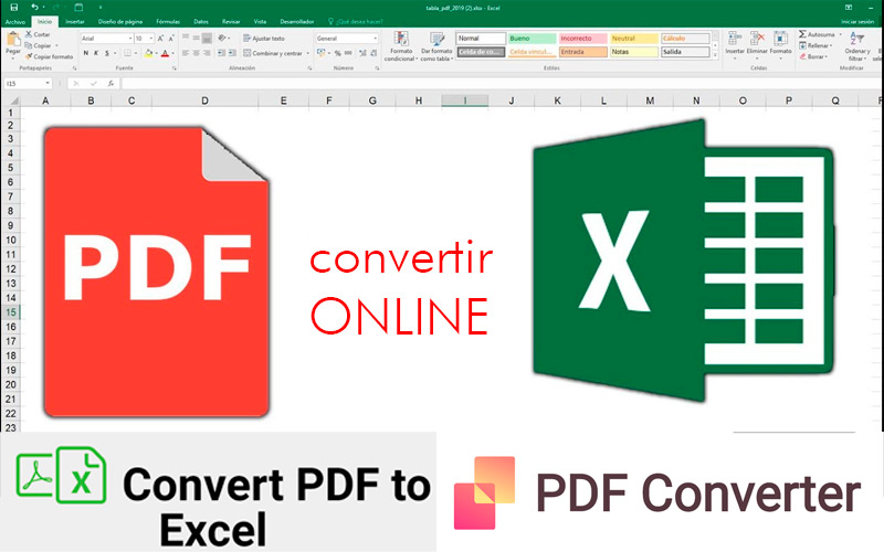 Lista de las mejores herramientas online para convertir PDF en XLSX
