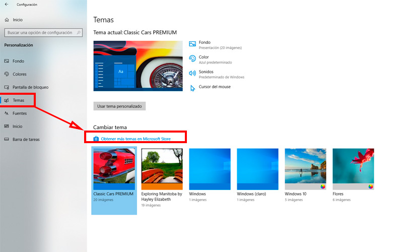 Cambia el tema de Windows 10 para personalizarlo fácil y rápido desde cero