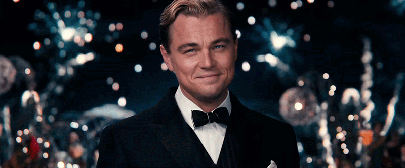 DiCaprio como Gatsby