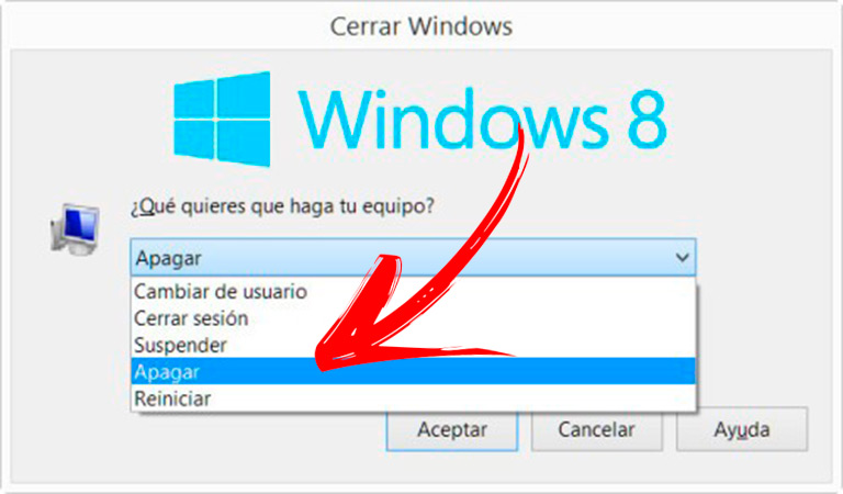 Aprende paso a paso cómo apagar tu ordenador con Windows 8 sin errores