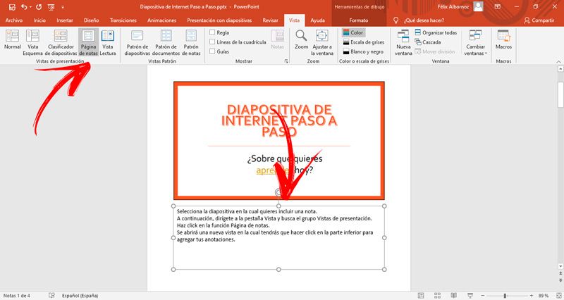 Aprende paso a paso cómo imprimir las páginas de notas de PowerPoint