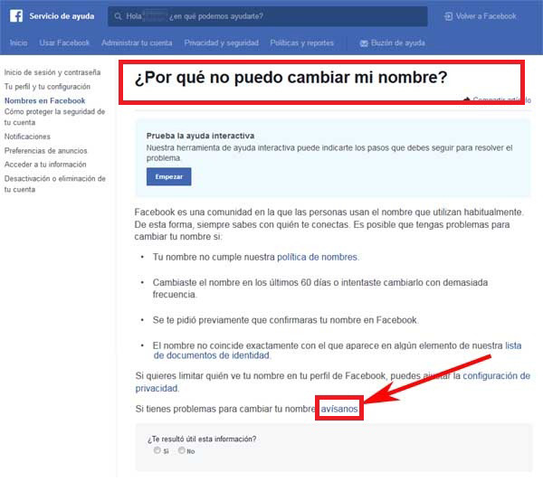 Álbumes 93+ Foto como cambio el nombre de una pagina de facebook Actualizar