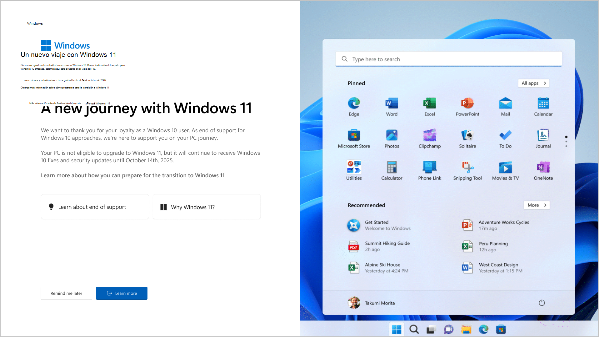 ciclo de vida de windows 11
