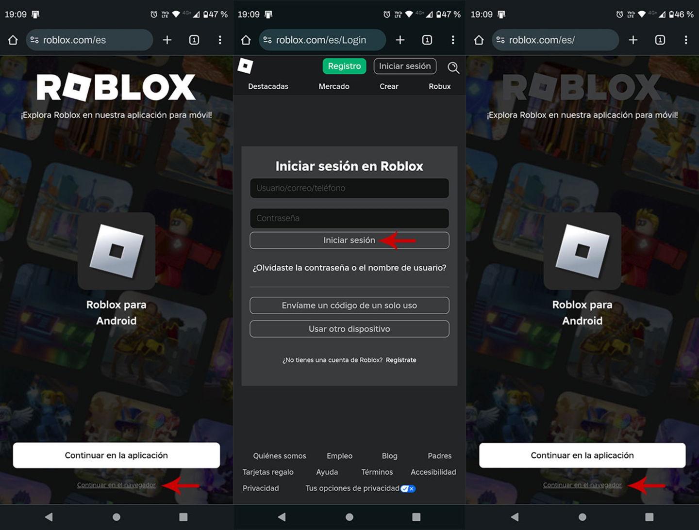 como jugar a roblox en el navegador