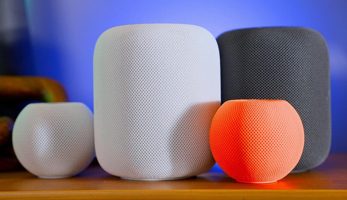 Interfaz HomePod con pantalla Interfaz HomePod con pantalla