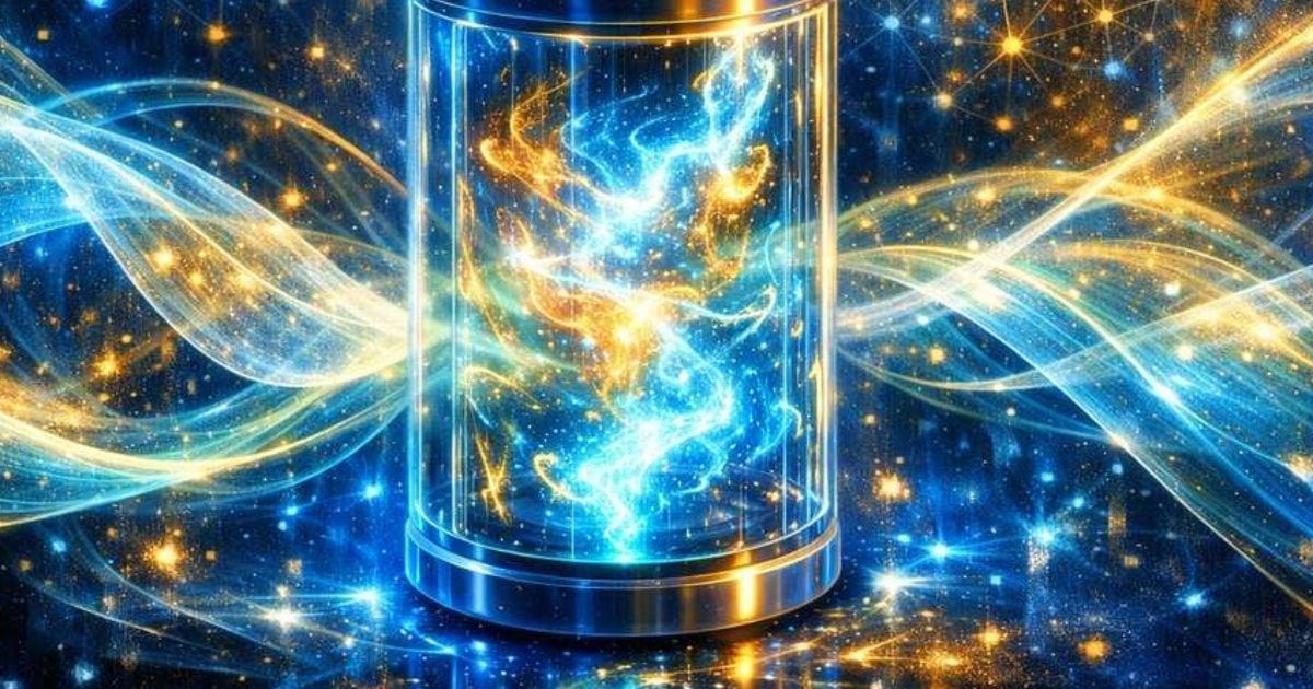 esquema de batería cuántica