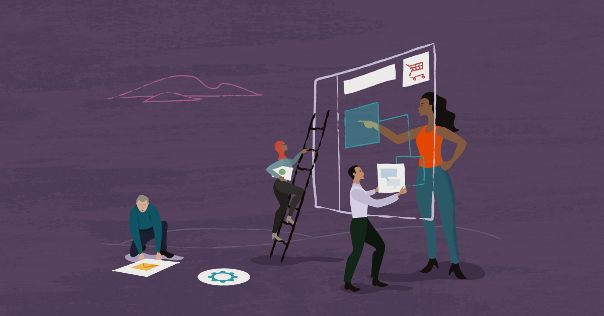 Imagen mercados electrónicos Ilustración de mercados electrónicos