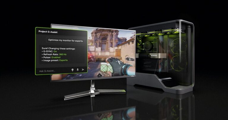 actualización NVIDIA App generación IA
