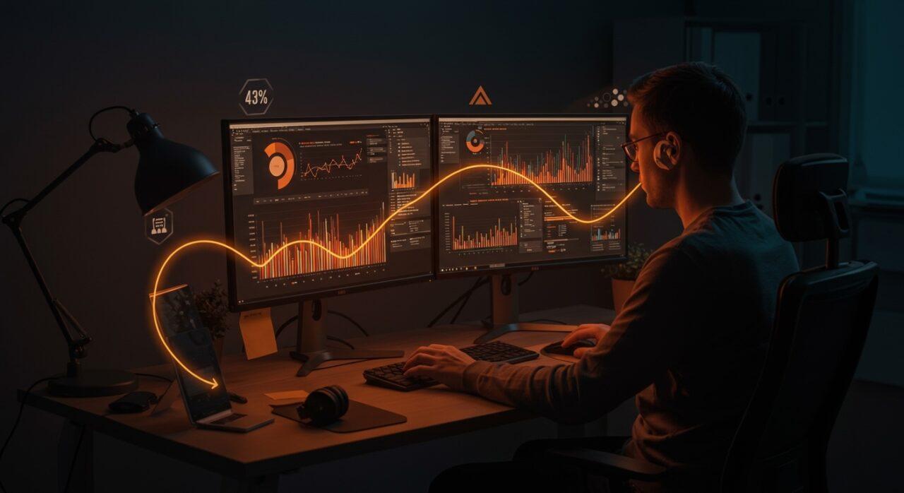 doble pantalla para aumentar la productividad