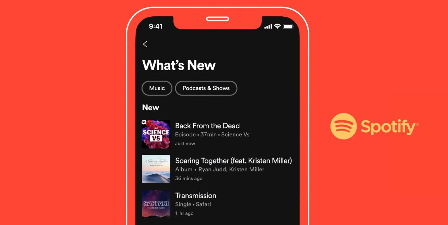 Notificaciones Spotify