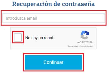 Recuperacion contraseña cuenta email Movistar