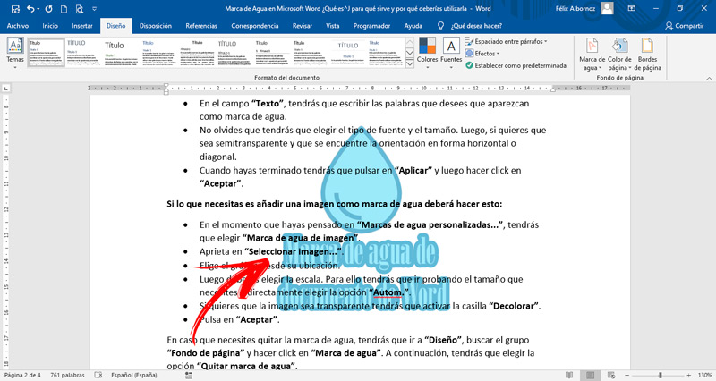 Aprende cómo crear tus marcas de agua personalizadas para Microsoft Word