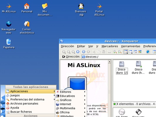 AS Linux Desktop