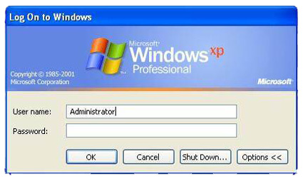Acceder como administrador en Windows XP