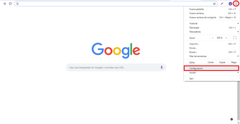 Activar la búsqueda segura en Google