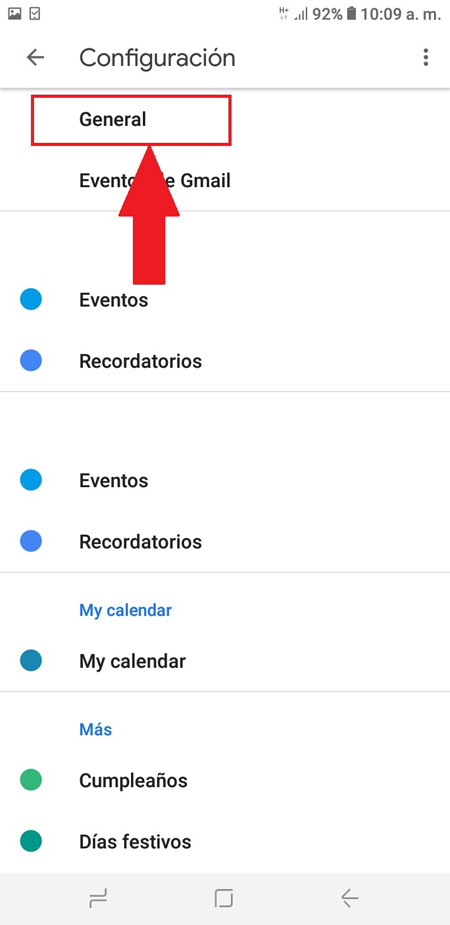 Activar o deshabilitar las notificaciones de los eventos y recordatorios de Google Calendar