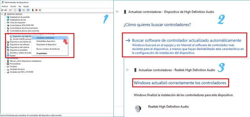 Actualizar drivers Windows 10 automaticamente