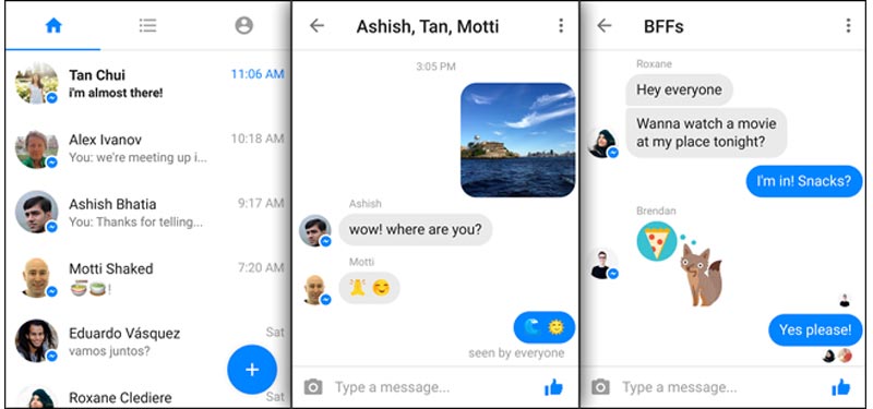 Actualizar facebook Messenger Lite android