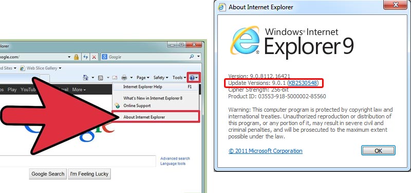 actualizar microsoft internet explorer 10