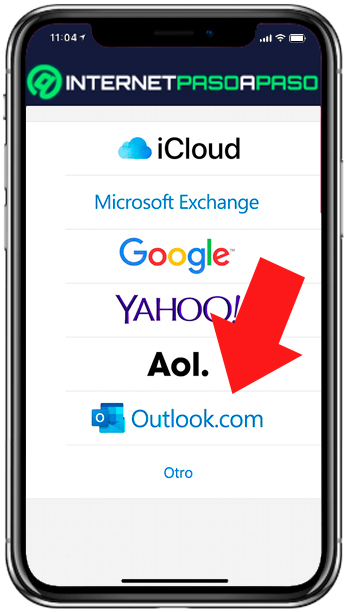 Agregar cuentas Outlook en iOS