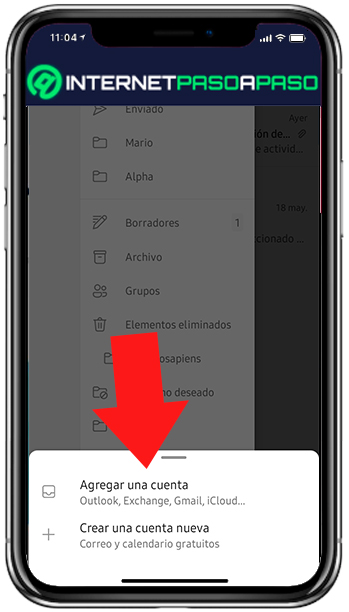Agregar cuentas en la app de Outlook en Android