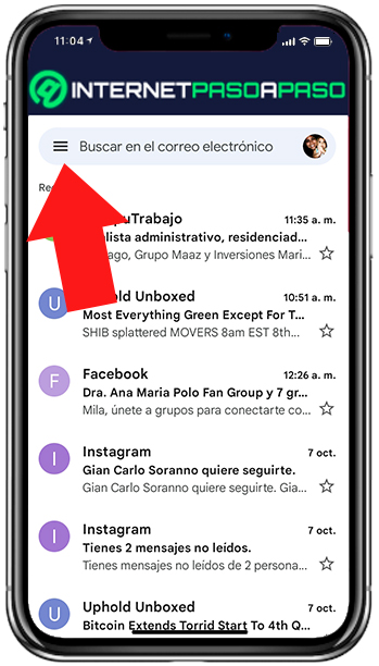 General settings in the Gmail app