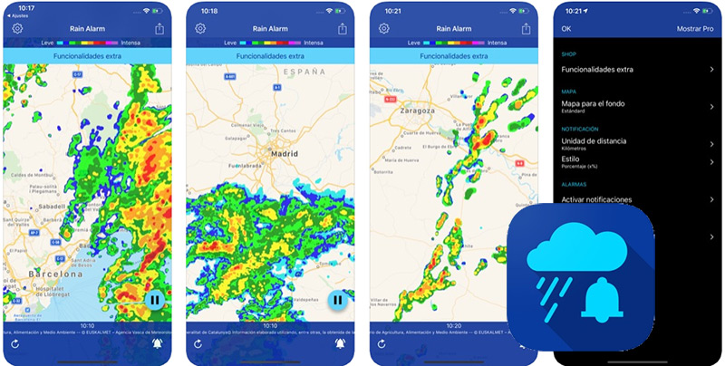 Alarma de lluvia