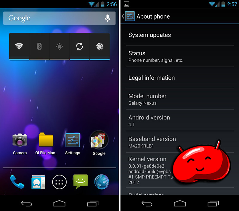 Android Jelly Bean (4.1)