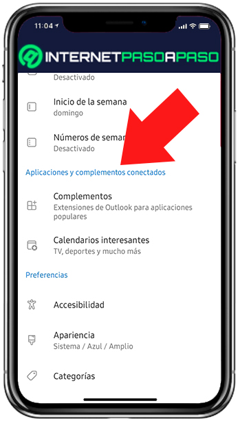 Aplicaciones y complementos conectados en Outlook para Android