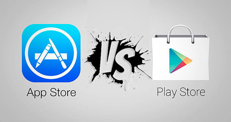 Apple Store vs Google Play Store