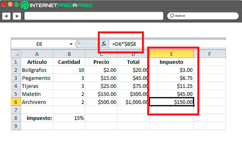 Learn how to define absolute references in your Excel documents