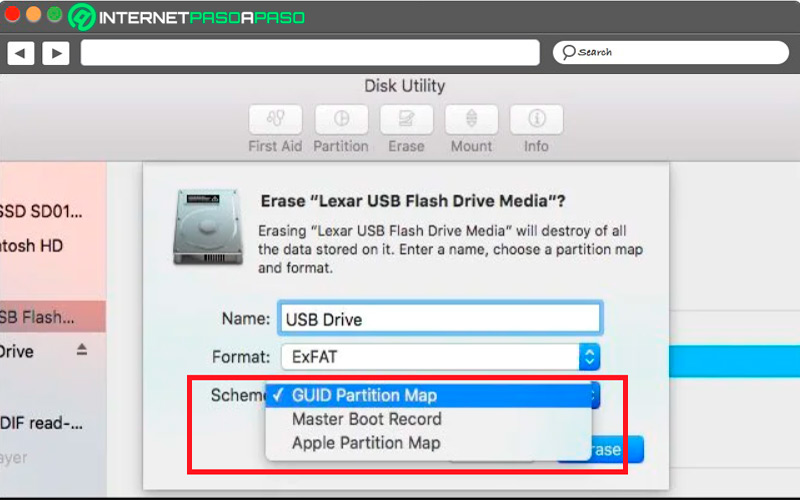 Aprende cómo formatear un pendrive USB en MacOS