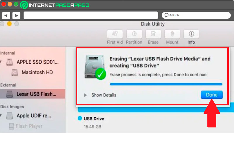 Aprende cómo formatear un pendrive USB en MacOS