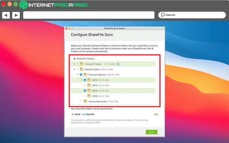 Aprende cómo instalar ShareFile Sync en tu Mac