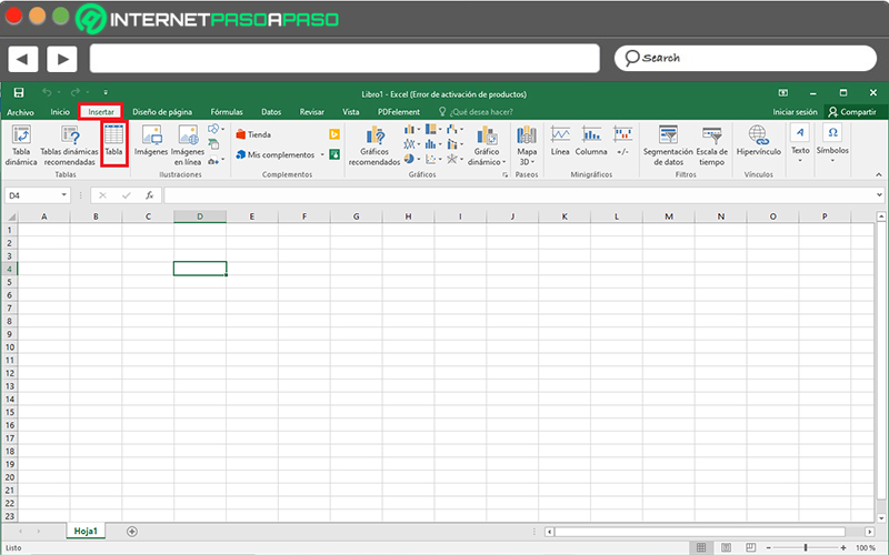 Aprende cómo crear una tabla en tus hojas de cálculo de Microsoft Excel