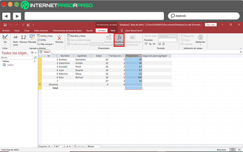 Learn step by step how to calculate values ​​in Microsoft Access