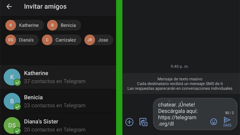 Aprende paso a paso cómo invitar a tus amigos a utilizar Telegram Messenger desde cualquier dispositivo