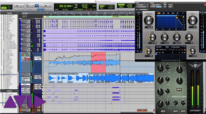 Avid Pro Tool mac editor audios