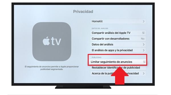 Bloquear los anuncios en el Apple TV 