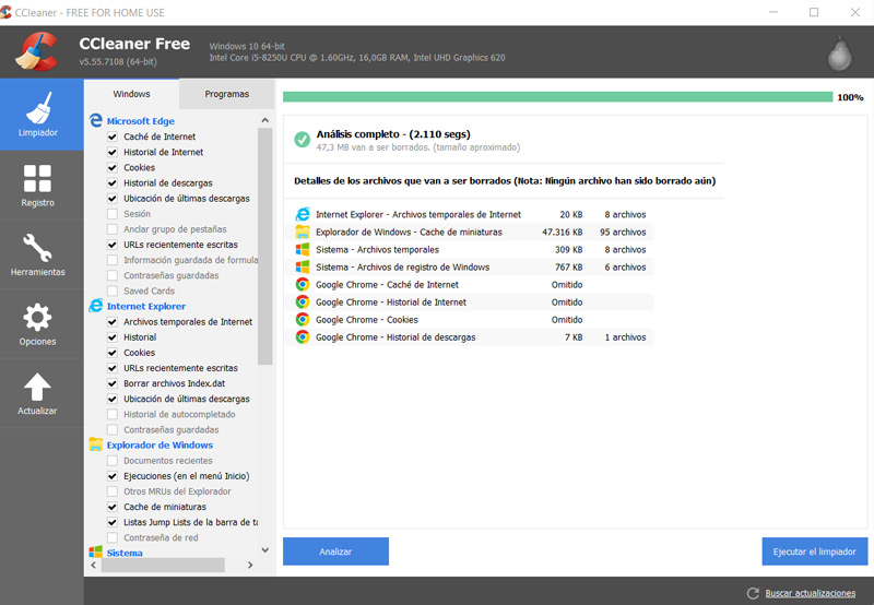 How CCleaner works