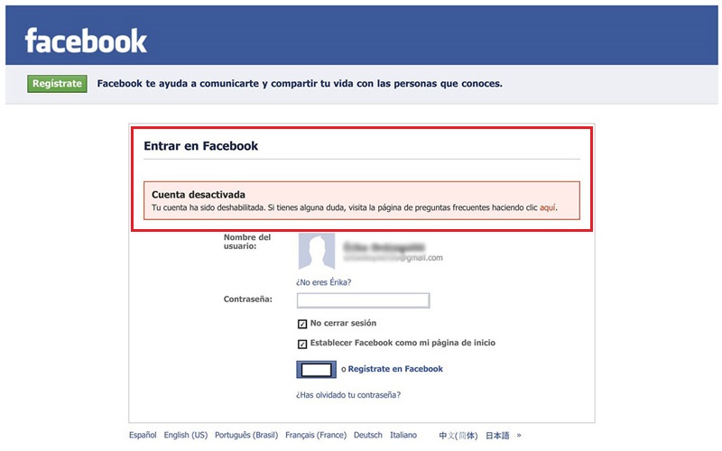 How to recover my deactivated Facebook account and log in