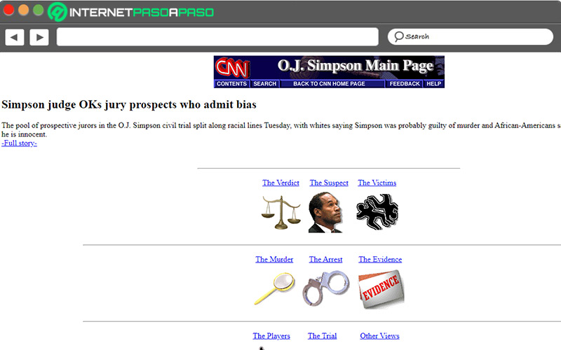 CNN’s O.J. Simpson Trial Page