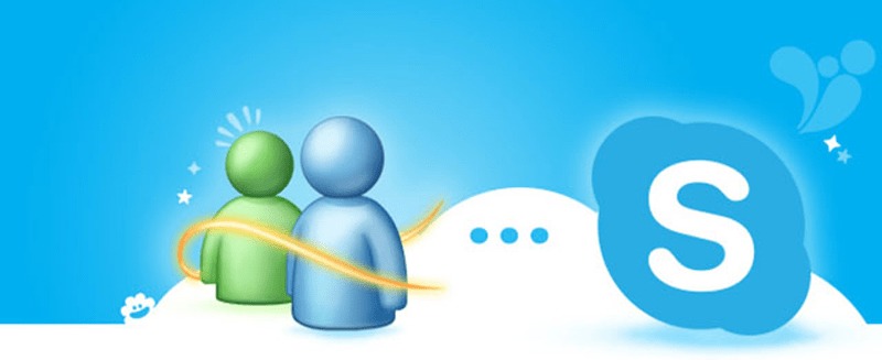 Cambio de cuentas MSN a Skype para chatear