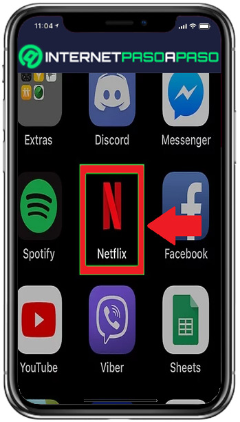 Cerrar sesión en Netflix desde un dispositivo iPhone