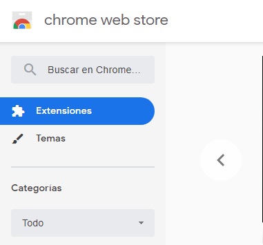Chrome Webstore extensiones